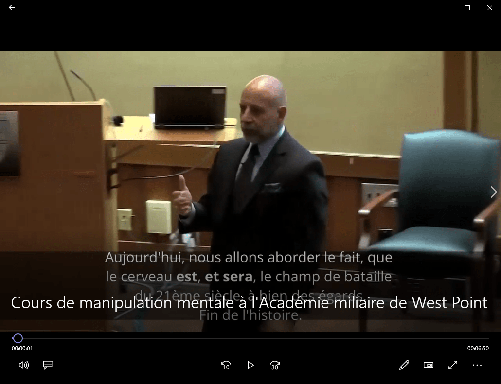 Cours de manipulation mentale à l'Académie militaire de West Point