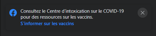 Coinsultez les inforrmations sur les vaccins