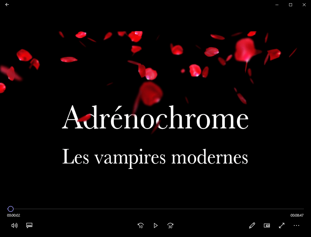 Adrénochrome, les vampires modernes