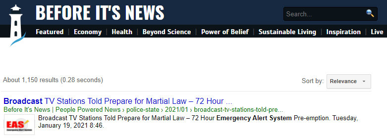 Broadcast TV Stations told Prepare for Martial Law – 72 Hour