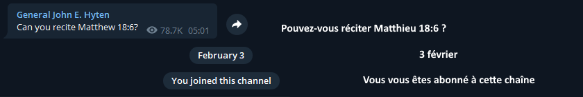 Pouvez-vous réciter Matthieu 18.6